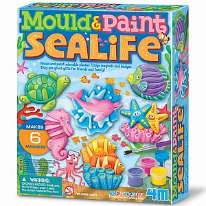 ערכת יצירה בגבס - מגנטים מתחת לפני המים ערכת יצירה בגבס - מגנטים מתחת לפני המים